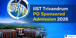 IIST Trivandrum PG Sponsored Admission 2026IIST Trivandrum has announced the applications for admission to the Post Graduate programmes